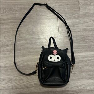 Kuromi crossbody bag/ backpack (mini)